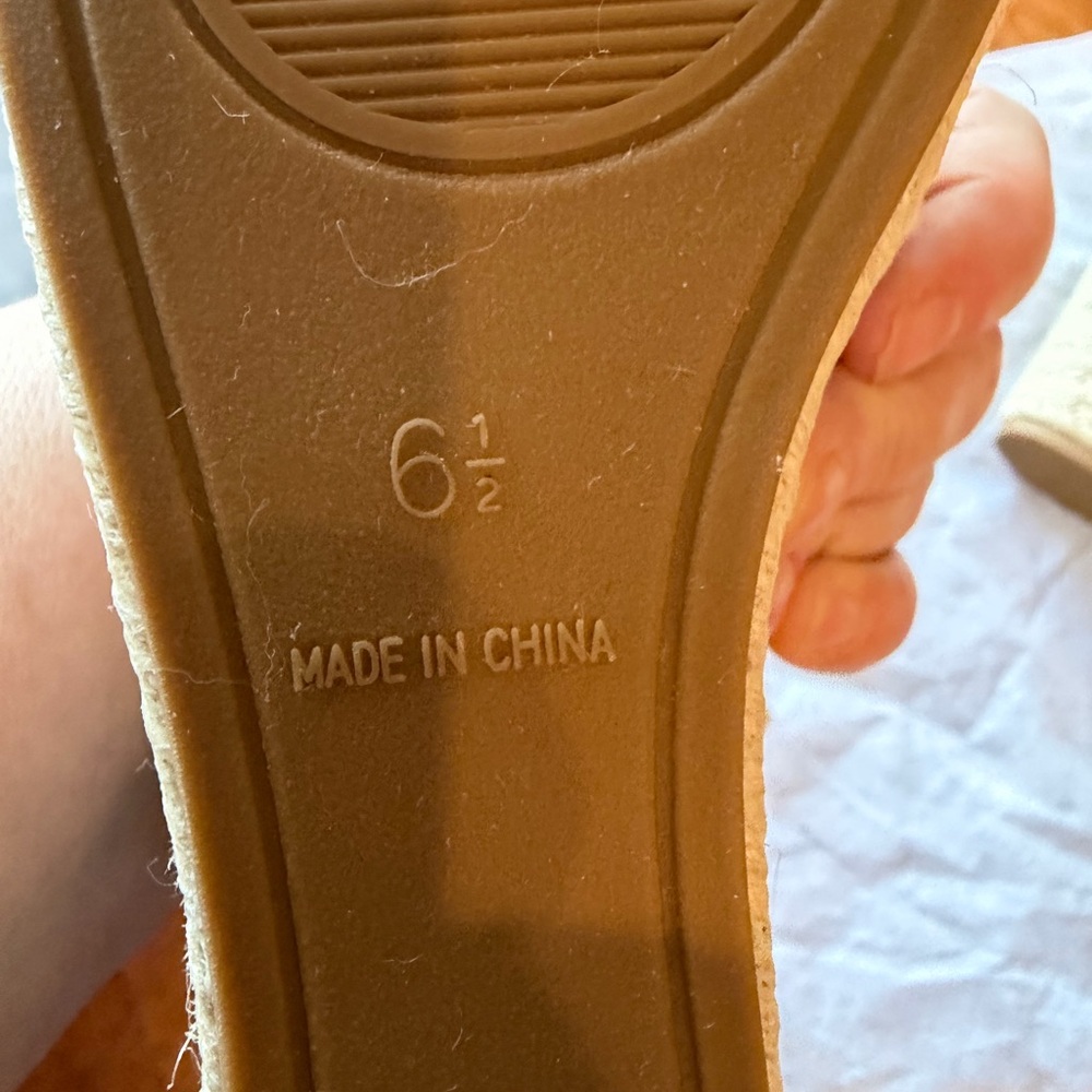 ZodyBoer Espadrille Wedge Sandals - Neutral Beige Ankle Strap - Picture 5 of 5